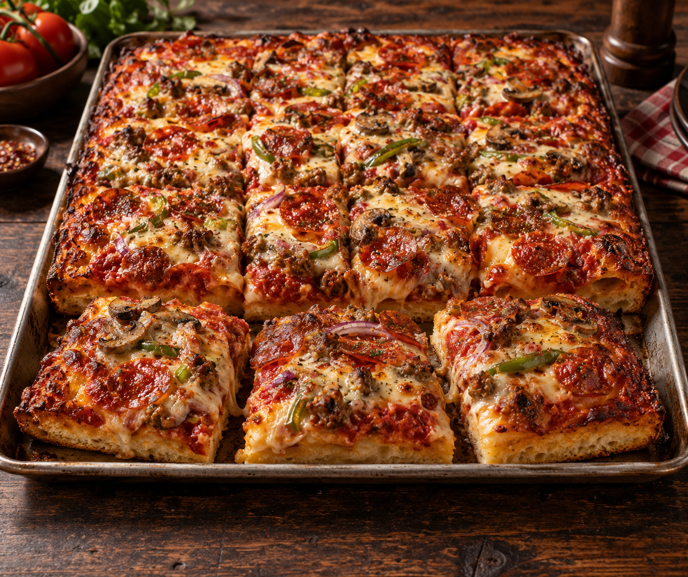 Party pizza tray